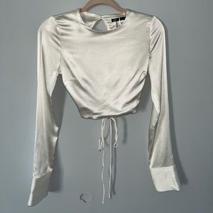 Long sleeve crop top from Zara!